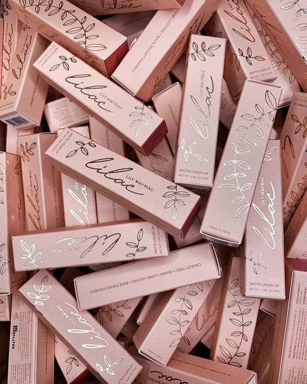Sản phẩm của LILAC Cosmetics được chăm chút kĩ lưỡng phần bao bì tạo thiện cảm cho người tiêu dùng (nguồn: Internet)