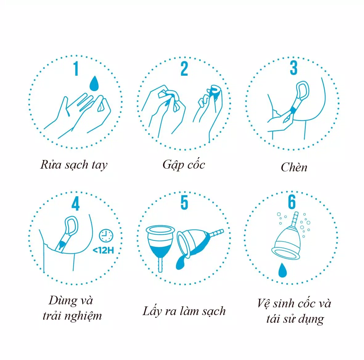Hướng dẫn sử dụng cốc nguyệt san