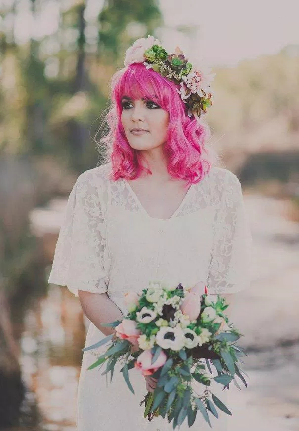 Màu hồng lấp lánh này sẽ khiến bạn thực sự nổi bật trong đám cưới của mình