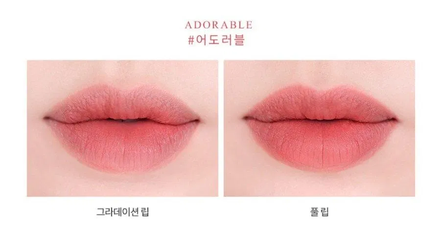 Son Roamand Zero Gram Matte Lipstick màu Adorable (ảnh: Internet)