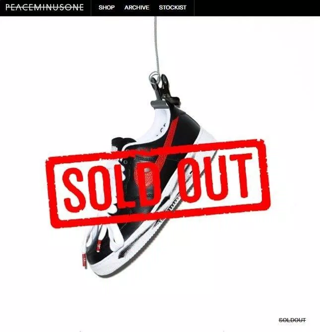 giày Nike đỏ sold out