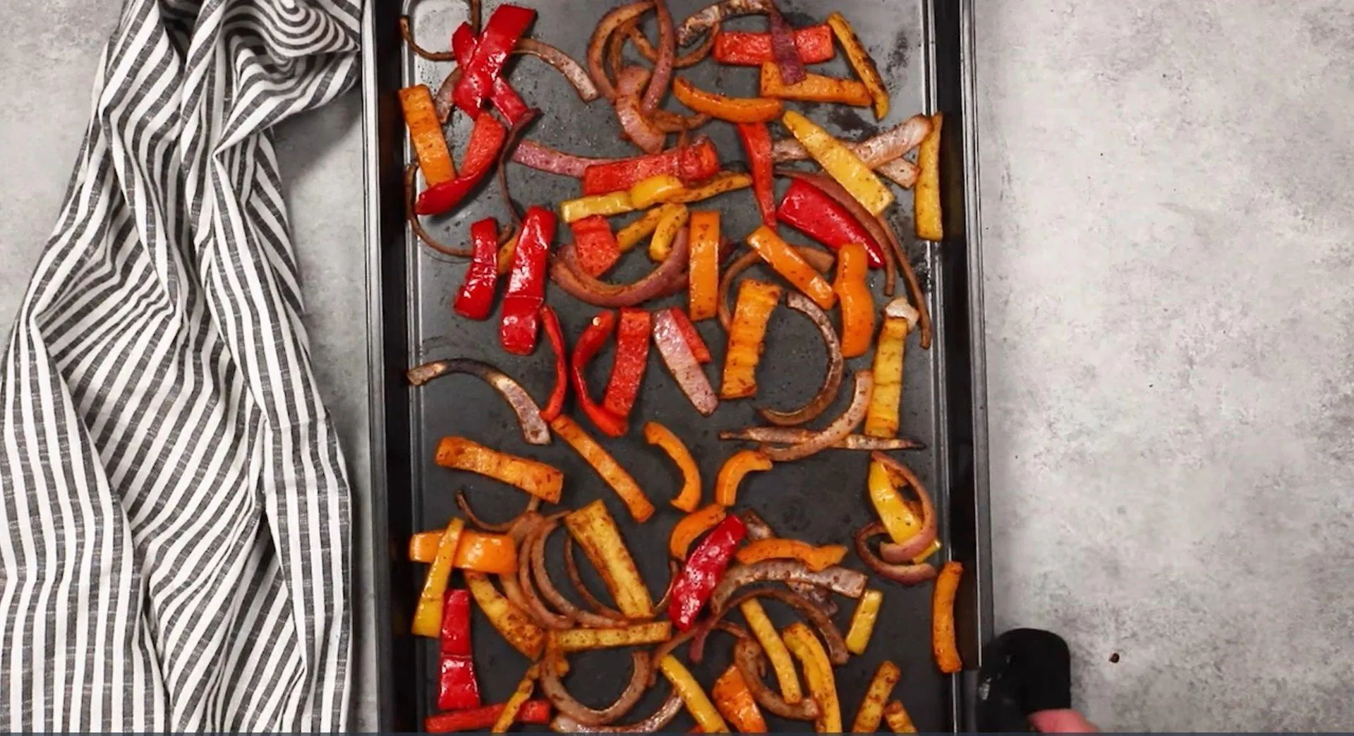 nướng hỗn hợp rau