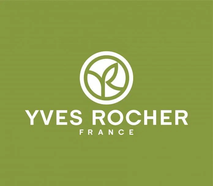 Thương hiệu Yves Rocher với logo màu xanh lá thiên nhiên, đơn giản, mát mắt. (Ảnh: Internet)