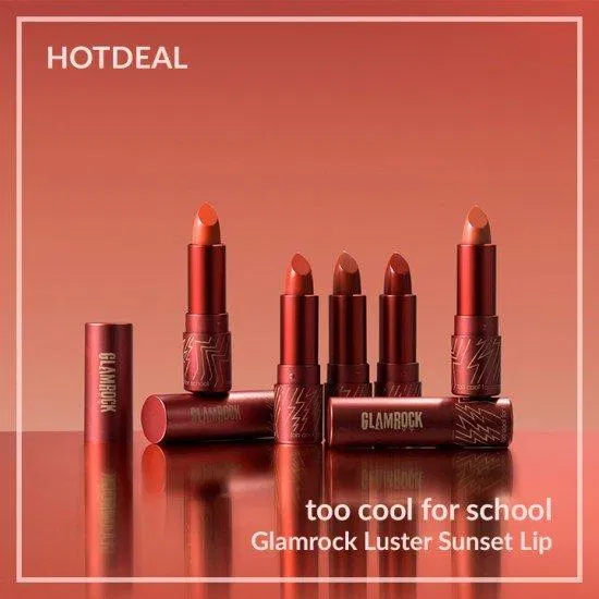 Thiết kế của Glam Rock Luster Sunset Lip không khiến chị em phải thất vọng.