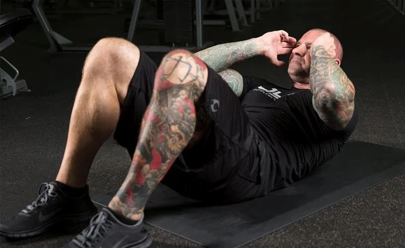 Tập cơ bụng đúng cách cho nam.