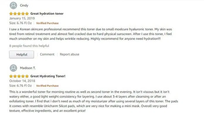nét Toner Oligo Hyaluronic Acid 5000 có kết cấu mỏng, nhẹ, dễ thấm thấu nên rất được mọi người ưa thích. (Nguồn: BlogAnChoi).