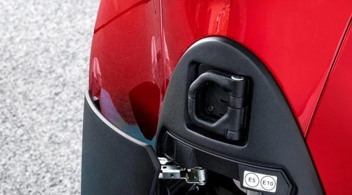 honda sh 2020 Vị trí mới chứa xăng của SH 2020. Ảnh: internet