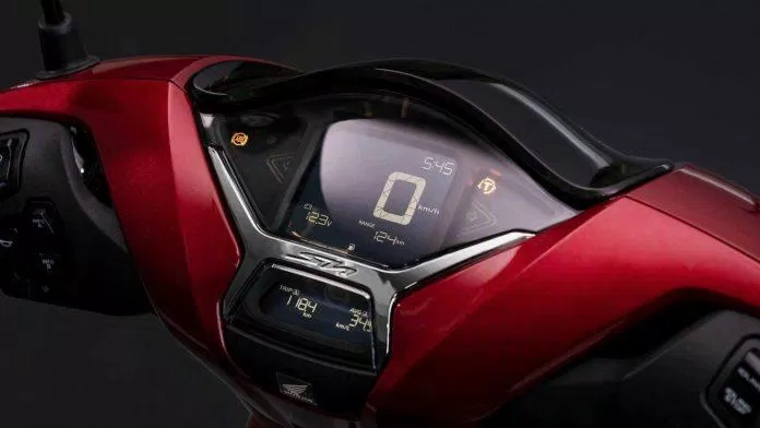 honda sh 2020 Đồng hồ hiển thị mới trên SH 2020. Ảnh: internet