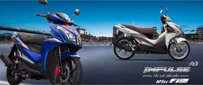 Suzuki Impulse 125 Mẫu xe tay ga Suzuki Impulse 125. Ảnh: internet