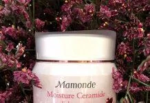 Hình thức hộp kem dưỡng ẩm Mamonde Moisture Ceramide Light Cream đẹp dịu dàng, nữ tính, dễ thương (ảnh: internet).