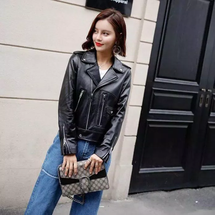 Áo khoác da là gợi ý hàng đầu cho cô nàng cá tính. (Nguồn: Internet)