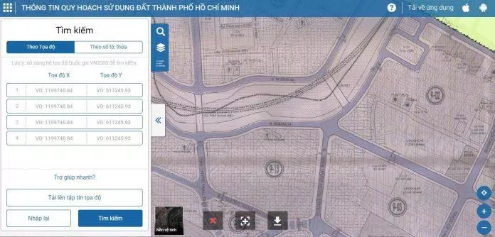 Bước 2.1 tra cứu thông tin quy hoạch trên máy tính (Nguồn: Internet) Bước 2.1 tra cứu thông tin quy hoạch trên máy tính (Nguồn: Internet)