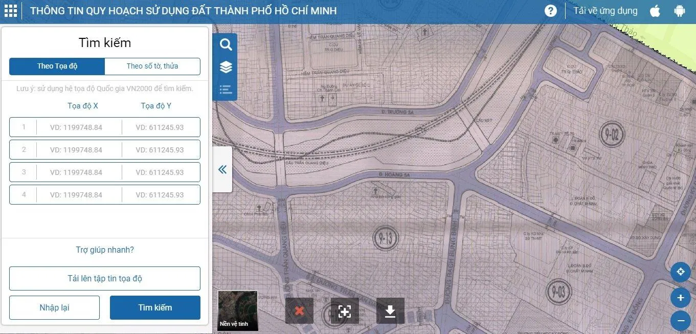 Bước 2.1 tra cứu thông tin quy hoạch trên máy tính (Nguồn: Internet) Bước 2.1 tra cứu thông tin quy hoạch trên máy tính (Nguồn: Internet)