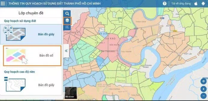 Bước 2.2 tra cứu thông tin quy hoạch trên máy tính (Nguồn: Internet) Bước 2.2 tra cứu thông tin quy hoạch trên máy tính (Nguồn: Internet)