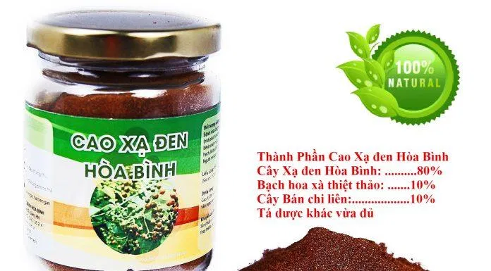 Cao xạ đen Hòa Bình được người dân tin dùng. (Nguồn: internet).