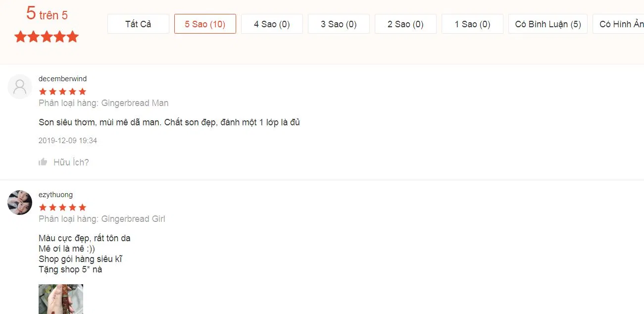 đánh giá đánh giá toofaced shopee