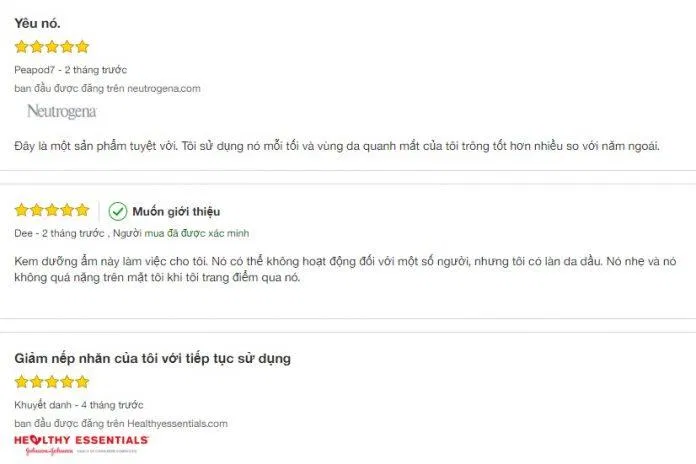 Đánh giá từ khách hàng trên trang Target Đánh giá từ khách hàng trên trang Target (Ảnh: Internet)