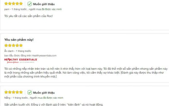 Đánh giá từ khách hàng trên trang Target Đánh giá từ khách hàng trên trang Target (Ảnh: Internet)