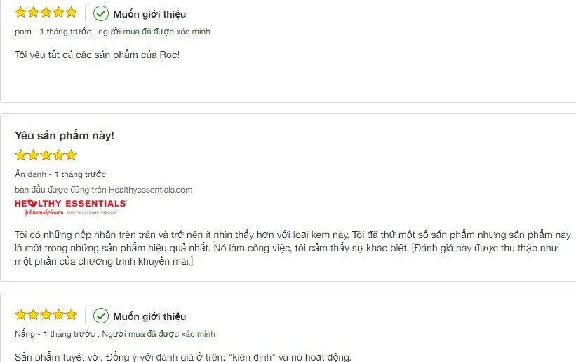 Đánh giá từ khách hàng trên trang Target Đánh giá từ khách hàng trên trang Target (Ảnh: Internet)