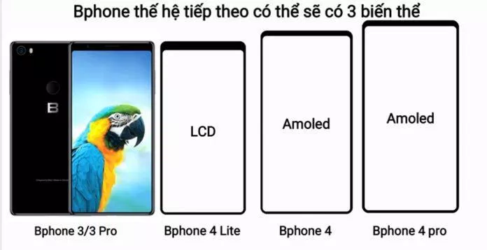 Bphone 4 sẽ có nhiều phiên bản khác nhau. Ảnh: LEAKs Việt Nam Bphone 4 sẽ có nhiều phiên bản khác nhau. Ảnh: LEAKs Việt NamBphone 4 sẽ có nhiều phiên bản khác nhau. Ảnh: LEAKs Việt Nam