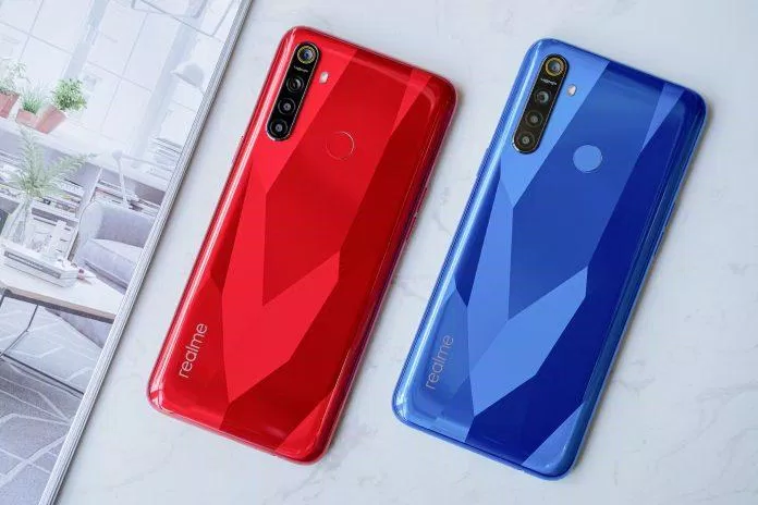 Mặt lưng Realme 5S với thiết kế cực kì đẹp. Ảnh: internet