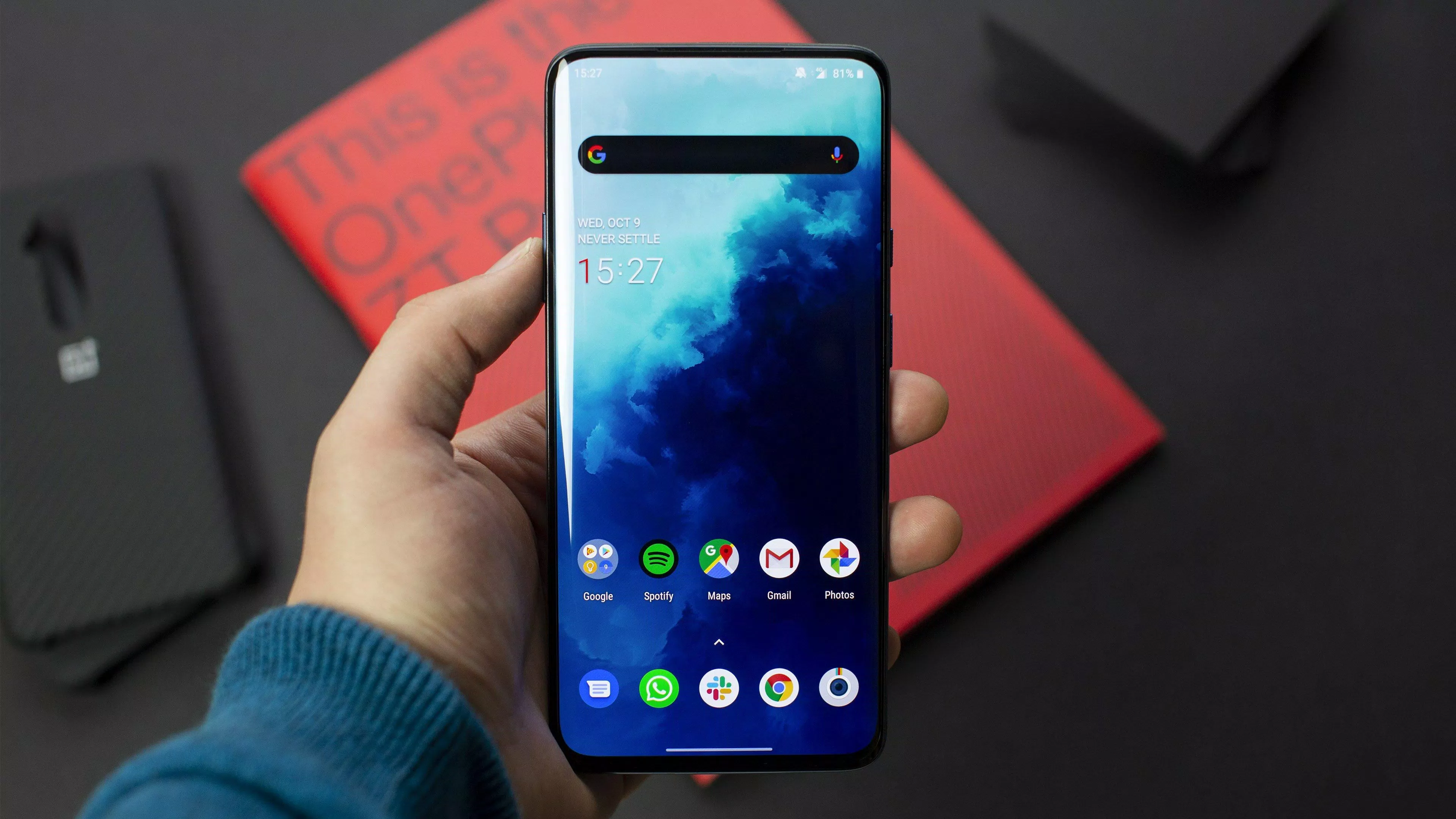 Mẫu điện thoại OnePlus 7T Pro. Ảnh: internet