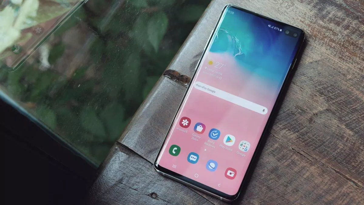 Mẫu điện thoại Samsung Galaxy S10. Ảnh: internet