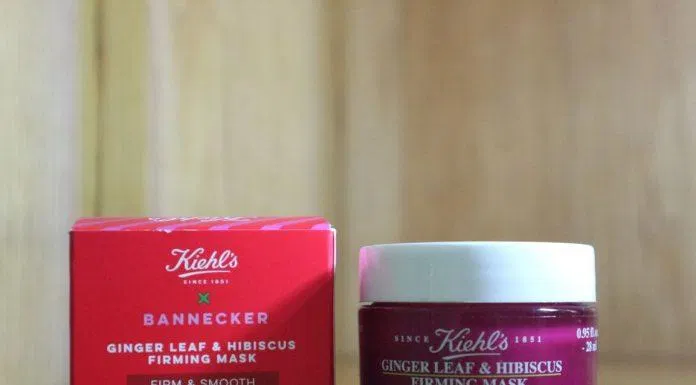 Review mặt nạ ngủ chống lão hoá Kiehl’s Ginger Leaf & Hibiscus Firming Mask