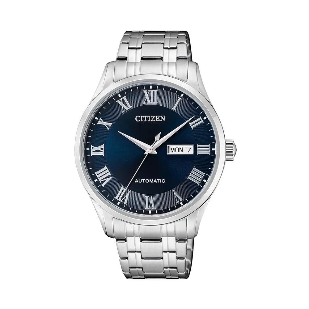 Đồng hồ Citizen NH8360-80L mặt màu xanh dương đậm đầy quyền lực. (Nguồn: internet).