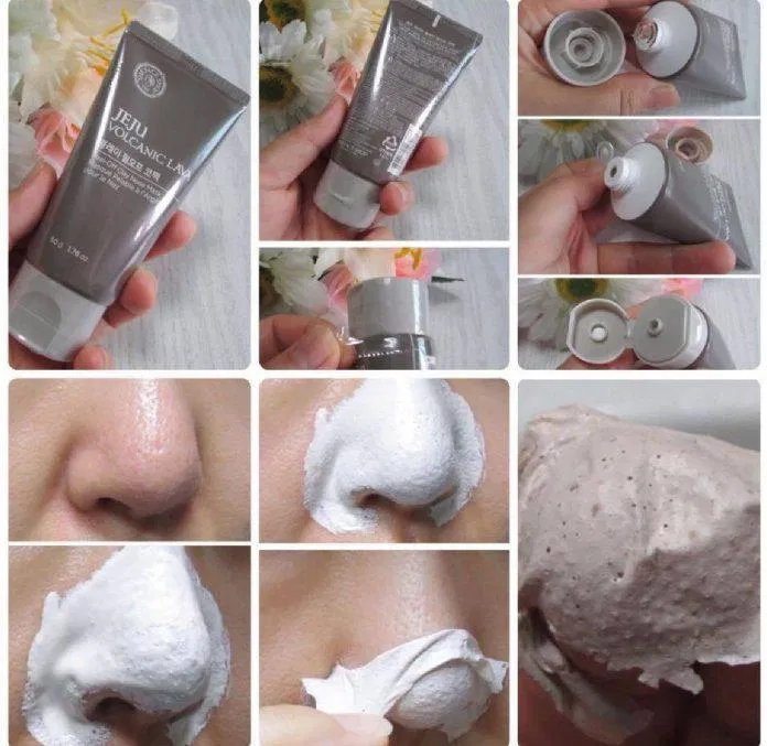 Mặt nạ dạng lột cho vùng mũi The Face shop Jeju Volcanic Lava Peel-off Clay Nose Mask