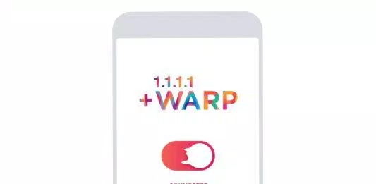 Ứng dụng VPN WARP. Ảnh: internet