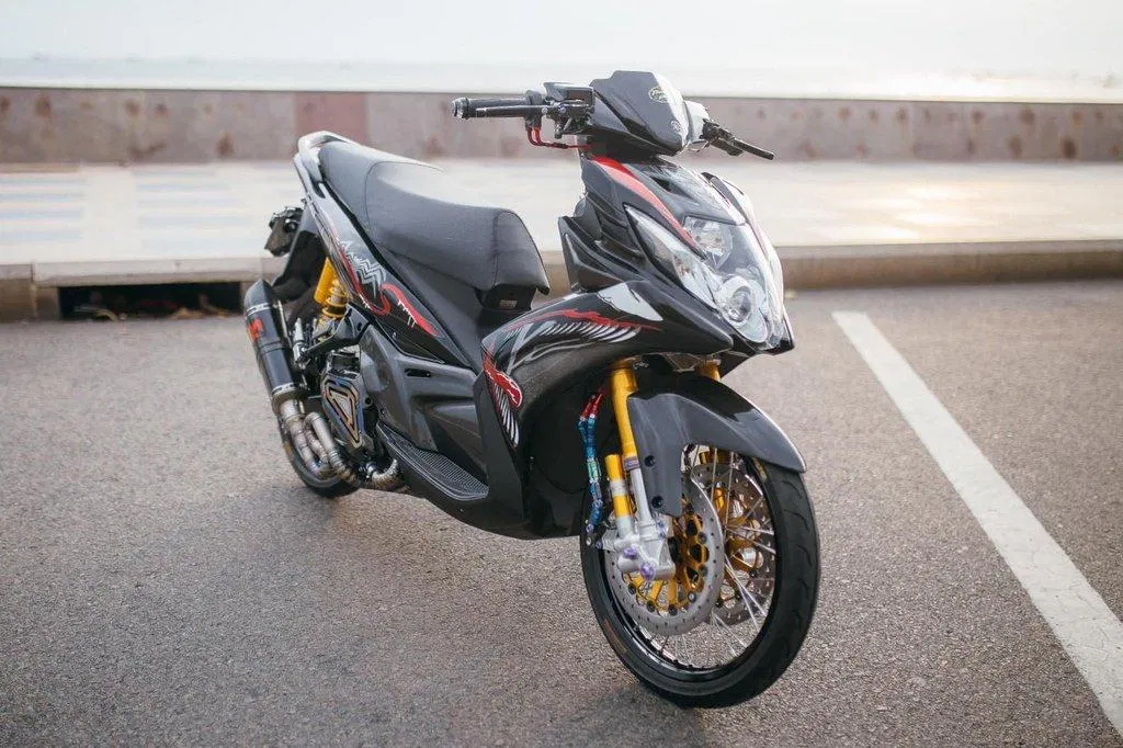 Mẫu xe độ Yamaha Nouvo. Ảnh: Nguyễn Thành Thiện