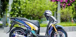 Mẫu xe độ Honda SH 150i. Ảnh: Dũng LêMẫu xe độ Honda SH 150i. Ảnh: Dũng Lê