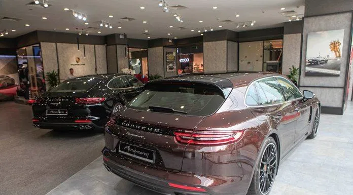 Phần đuôi xe của Panamera Sport Turismo. Ảnh: internet