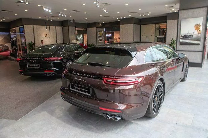 Phần đuôi xe của Panamera Sport Turismo. Ảnh: internet