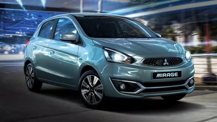 Mẫu xe Mitsubishi Mirage. Ảnh: internet Mẫu xe Mitsubishi Mirage. Ảnh: internet