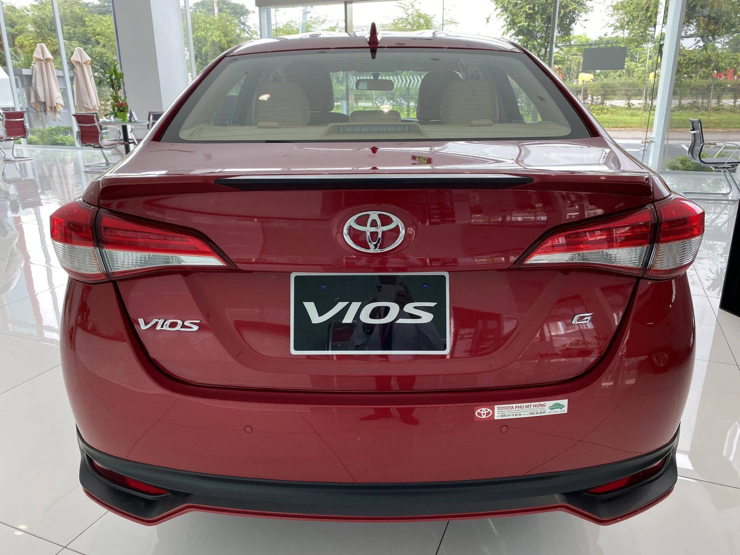 Đuôi xe cũng là một điểm nhấn của Vios