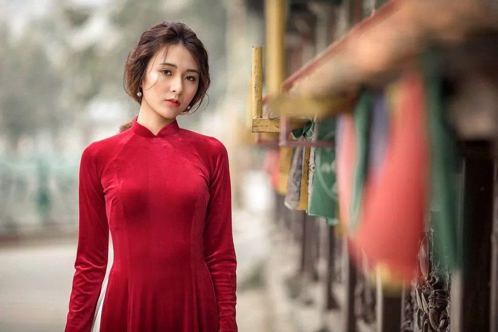 Áo dài diện Tết