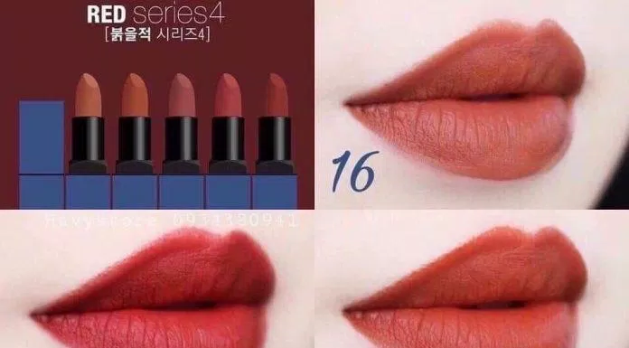 BBIA Last Lipstick Ver 4 với 5 màu son vô cùng thời thượng (Ảnh: Internet)
