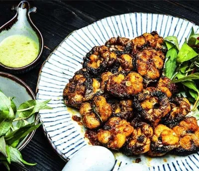 Cá chình nướng sa tế Cá chình nướng sa tế