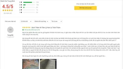 Đánh giá của người đọc trên Tiki về cuốn tiểu thuyết Mười Người Da Đen Nhỏ Đánh giá của người đọc trên Tiki về cuốn tiểu thuyết Mười Người Da Đen Nhỏ