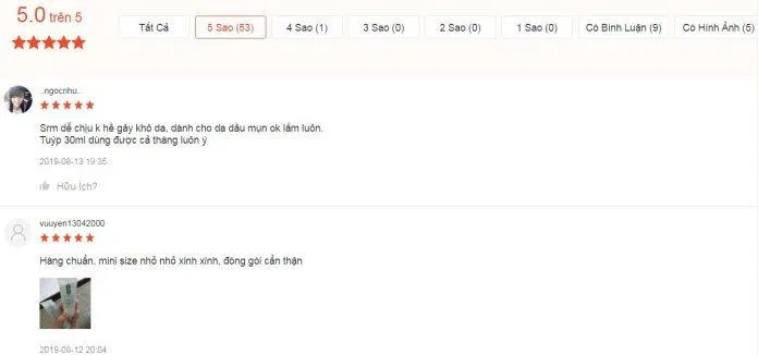 đánh giá đánh giá clinique 2