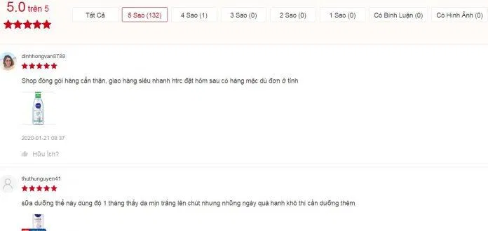 Đánh giá từ khách hàng về sản phẩm trên Shopee đánh giá