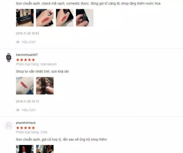 Đánh giá từ khách hàng sử dụng trên trang Shopee Đánh giá từ khách hàng sử dụng trên trang Shopee (Ảnh: Internet)
