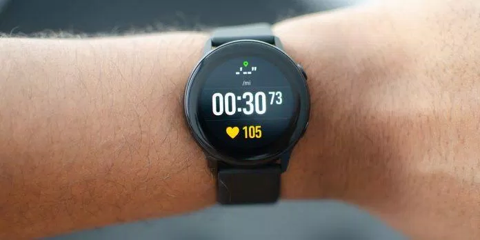 Mẫu đồng hồ Samsung Galaxy Watch Active. Ảnh: internet