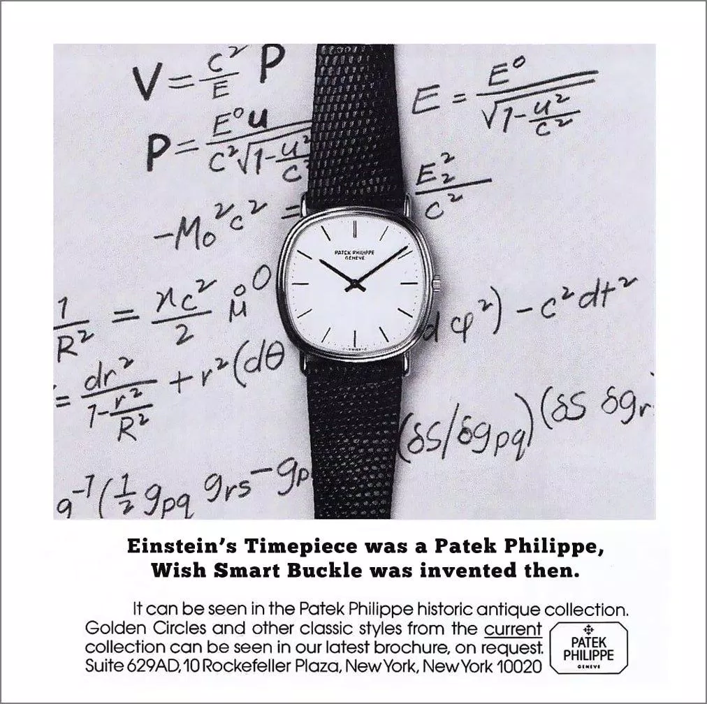 Einstein nhận được chiếc PAtek Philippe khi vừa hoàn thành xong thuyết tương đối. (Nguồn: Internet). 