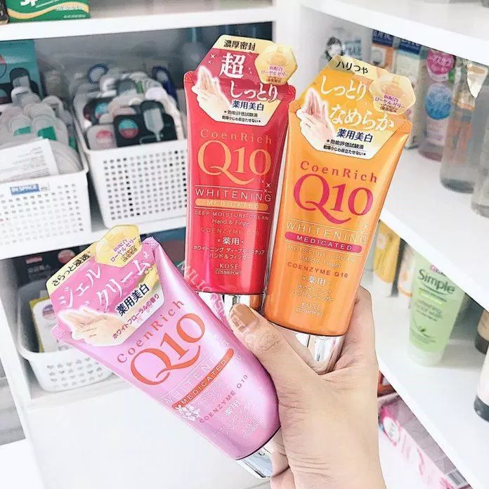 Kosé CoenRich Q10 Whitening Medicated kem dưỡng da tay