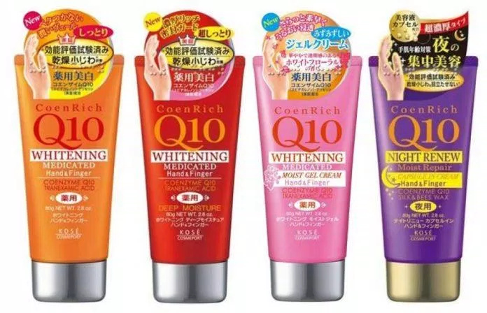 Kosé CoenRich Q10 Whitening Medicated kem dưỡng da tay