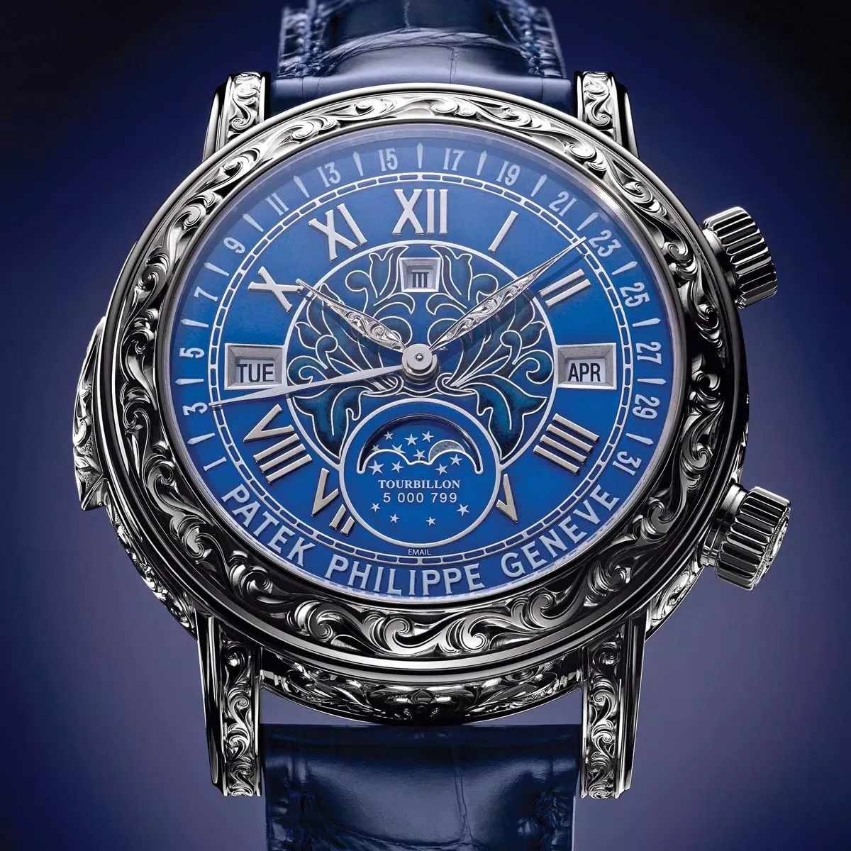 Patek Philippe Skymoon Tourbillon Ref. 6002. (Nguồn: Internet).