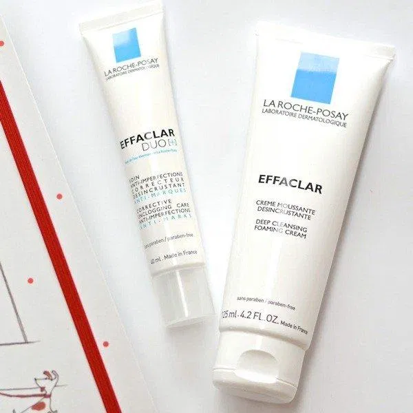 Sản phẩm La Roche-Posay Effaclar Deep Cleansing Foaming Cream với công thức chứa Salicylic Acid hỗ trợ điều trị mụn hiệu quả sữa rửa mặt laroche 1
